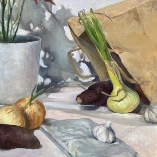 静物油彩　F15　昼間部生